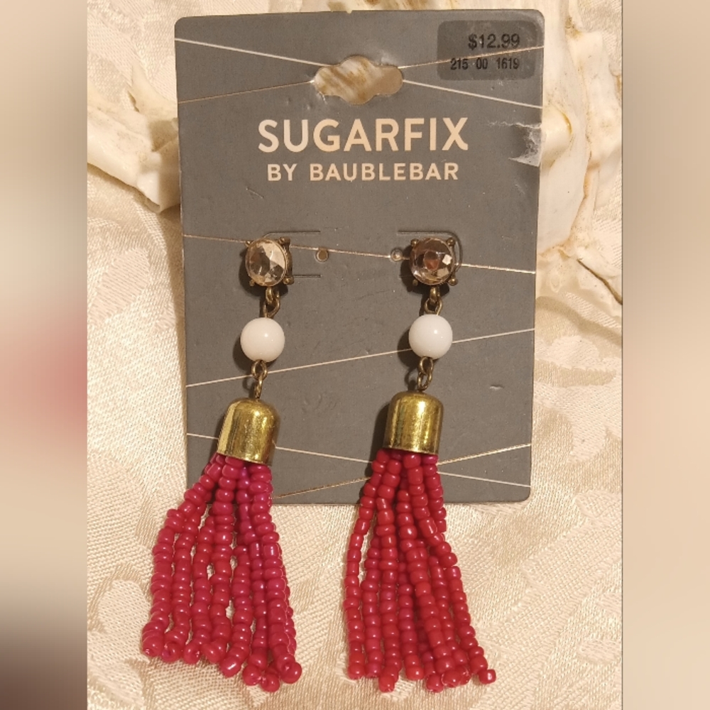 Red Dangle Earrings